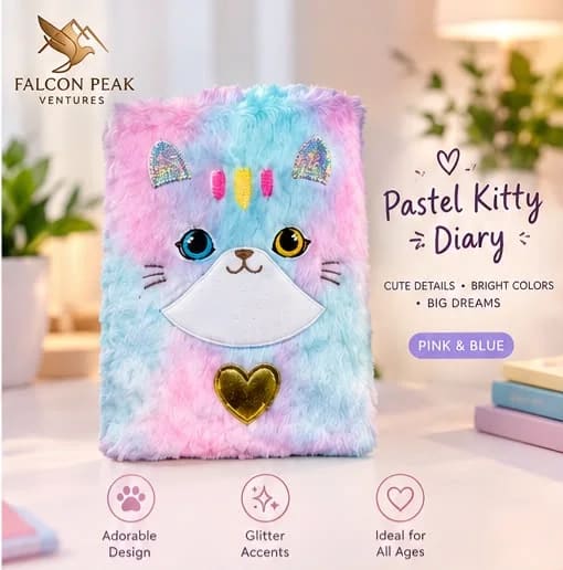 Pastel Kitty Diary